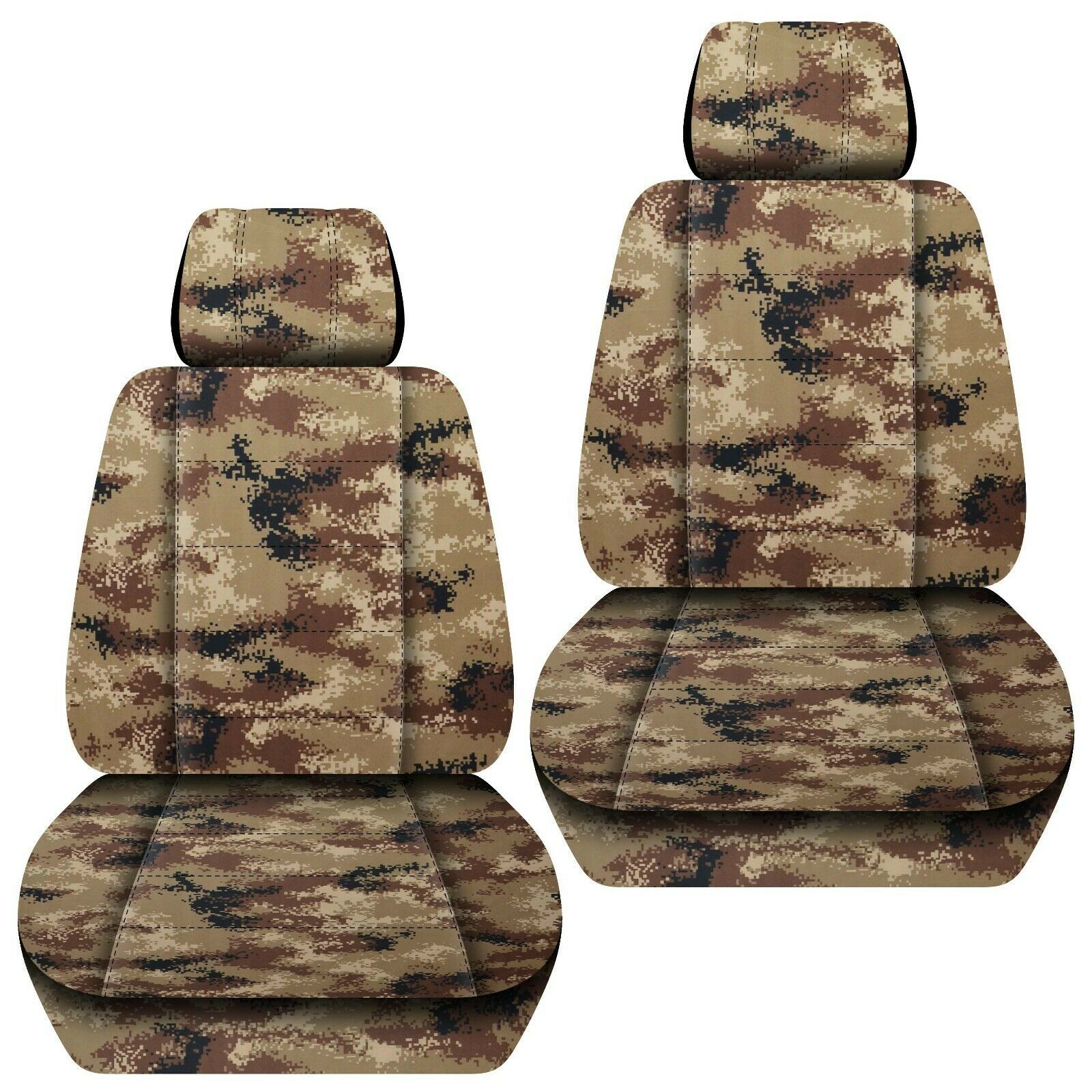Front set car seat covers fits 2005-2020 Toyota Tacoma   with American Flag