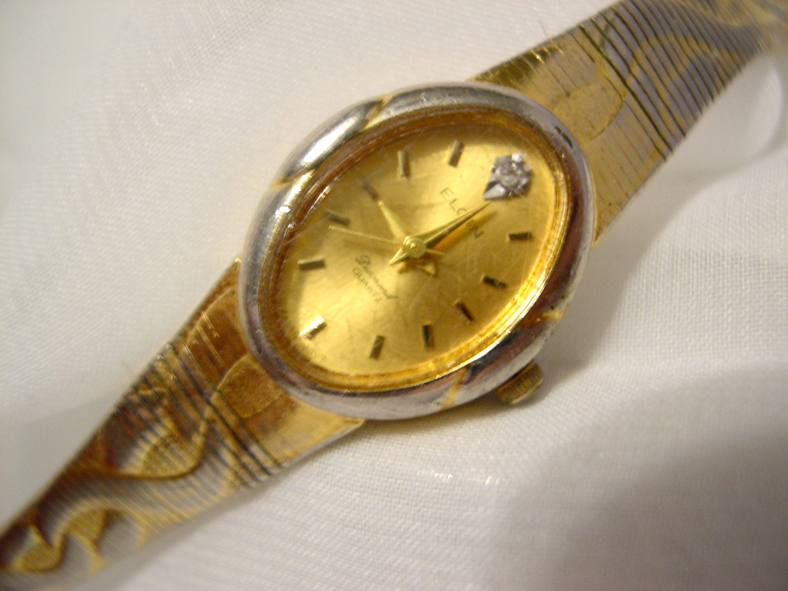 elgin ladies gold watch