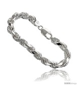 Length 20 - Sterling Silver Italian Rope Chain Necklaces &amp; Bracelets 7 mm  - $367.80