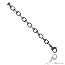 Length 7.5 - Stainless Steel Cable Link Chain 6 mm (1/4 in.) wide, Necklaces &  - $9.87