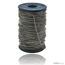 Surgical steel bead ball chain 1 5 mm 100 yard spool thumb200