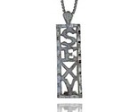 Sterling silver sexy talking pendant 7 8 in tall thumb155 crop