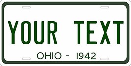 Ohio 1942 Personalized Tag Vehicle Car Auto License Plate - $16.75