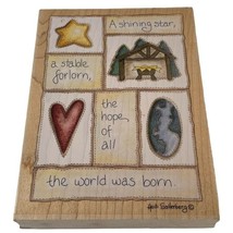 A Shining Star Saying #90128 Rubber Stamp by Stamps Happen Jesus Religious - $16.00