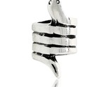 Sterling silver snake bead charm for most charm bracelets thumb155 crop