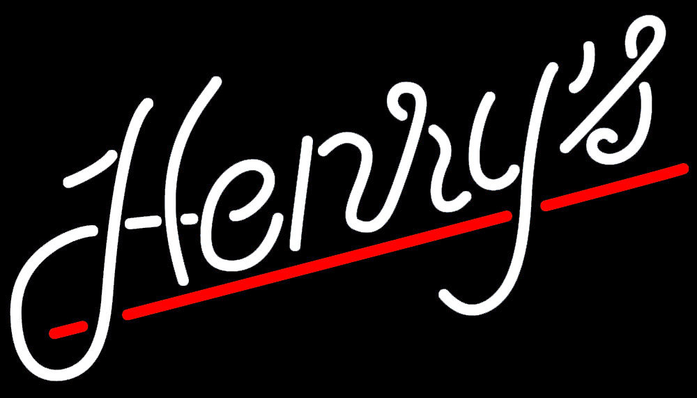 Henrys Logo Neon Sign - Other Collectible Lighting