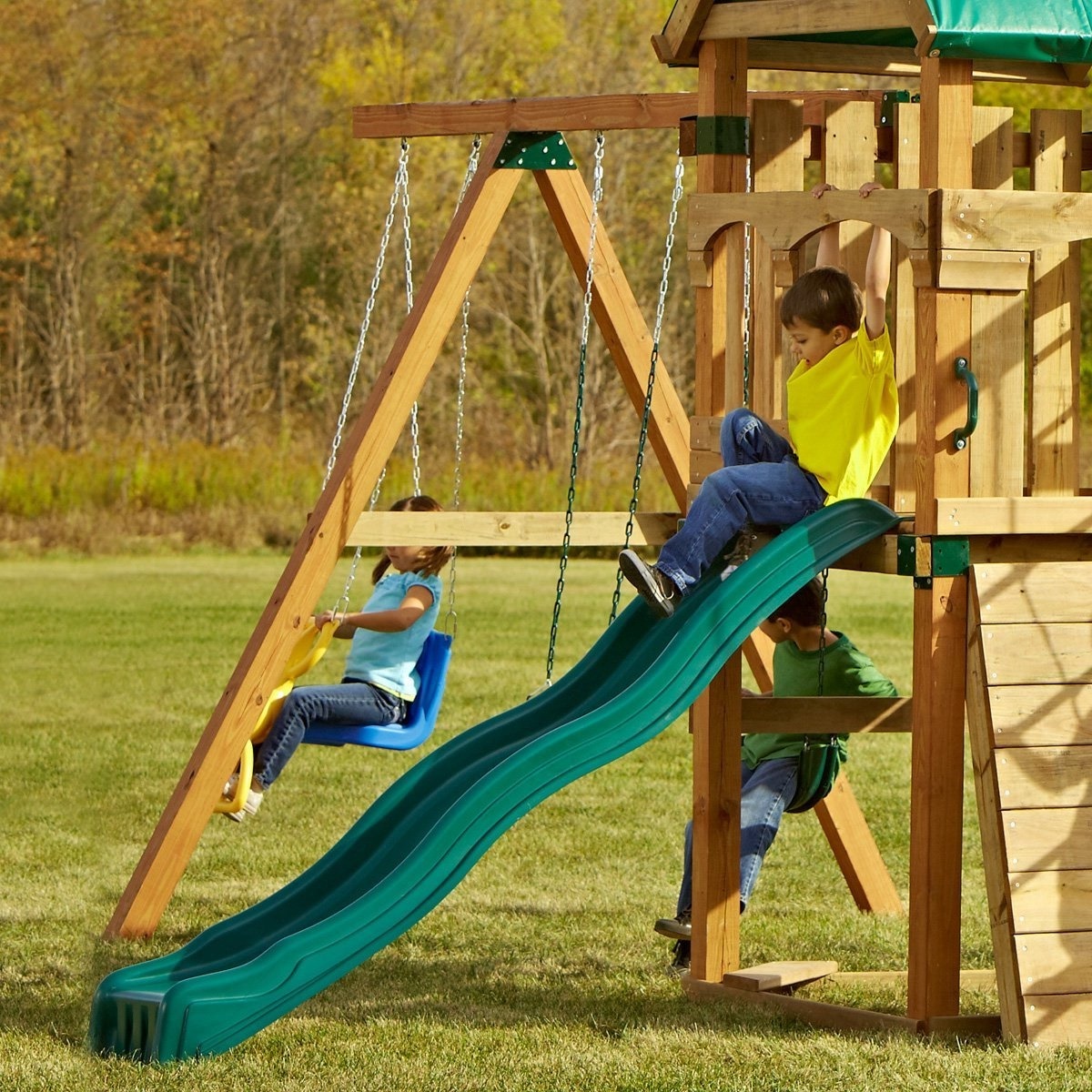 swing and slide set