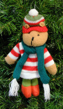 MULTI-COLR Plush Chipmunk In Winter Clothing Christmas Tree Ornament Style 2 - $8.88