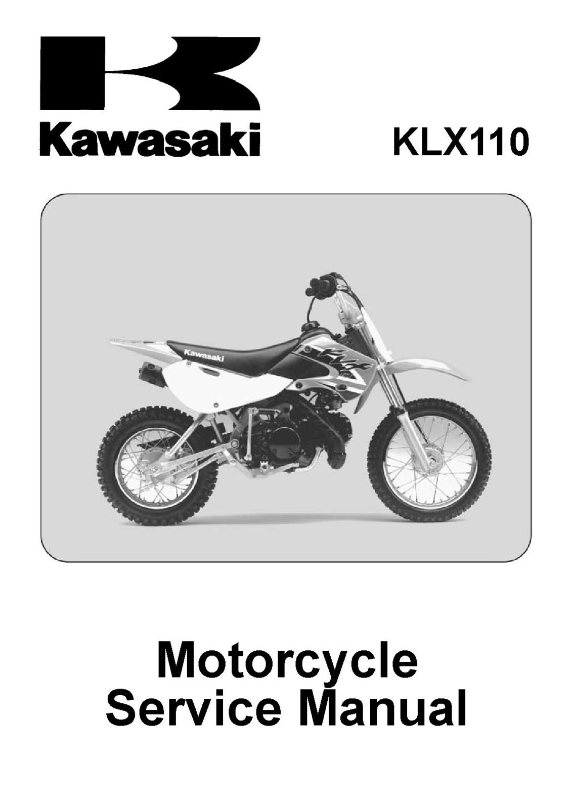 Kawasaki KLX110 KLX 110 Shop Service Repair and 44 similar items. Klx110