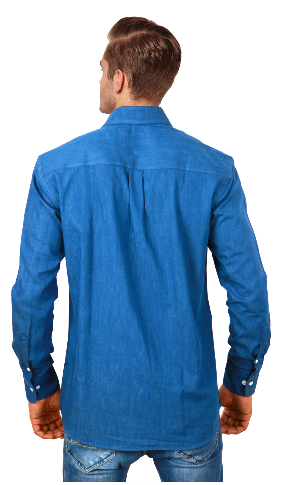 indigo stone blue shirt