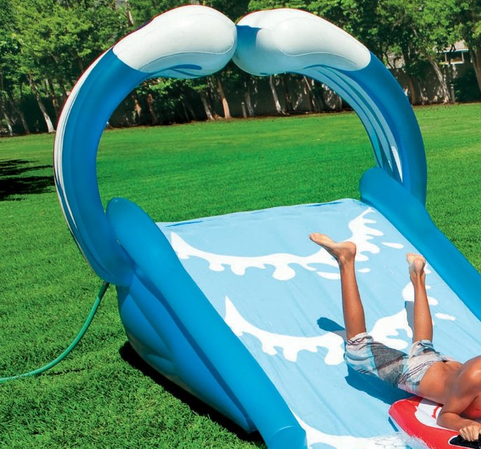 splash n slide inflatable water slide