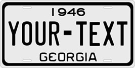 Georgia 1946 Personalized Tag Vehicle Car Auto License Plate - $16.75