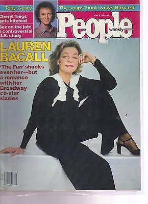 Primary image for People Magazine Lauren Bacall June 8, 1981