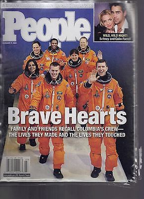 People Magazine Columbia's Crew February 17, 2003 - $34.64