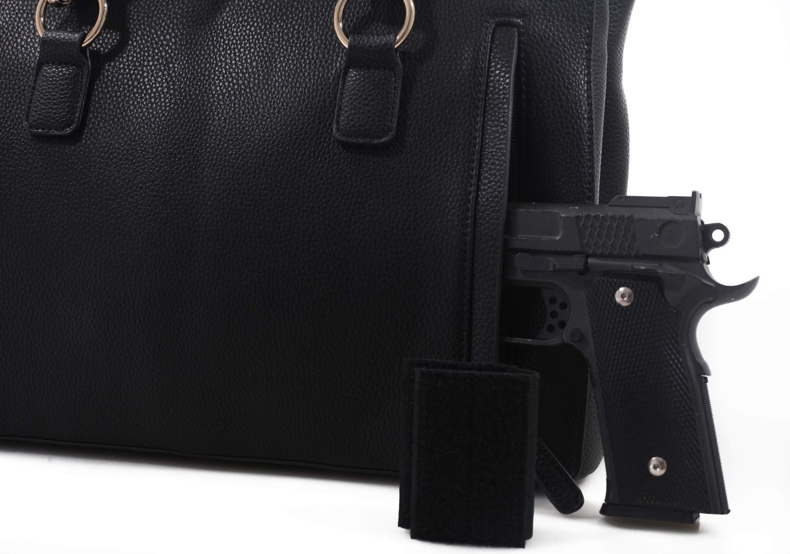 Jessie & James | Concealed Carry Satchel Bag | Faux Leather Locking ...