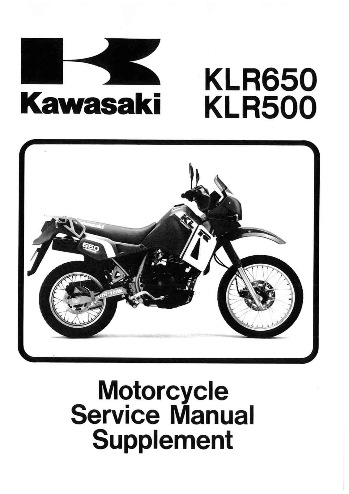 Kawasaki klr500 1987 1988 klr650 1987 2005
