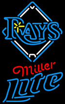 Miller lite mlb tampa bay rays neon sign 16  x 16  thumb200