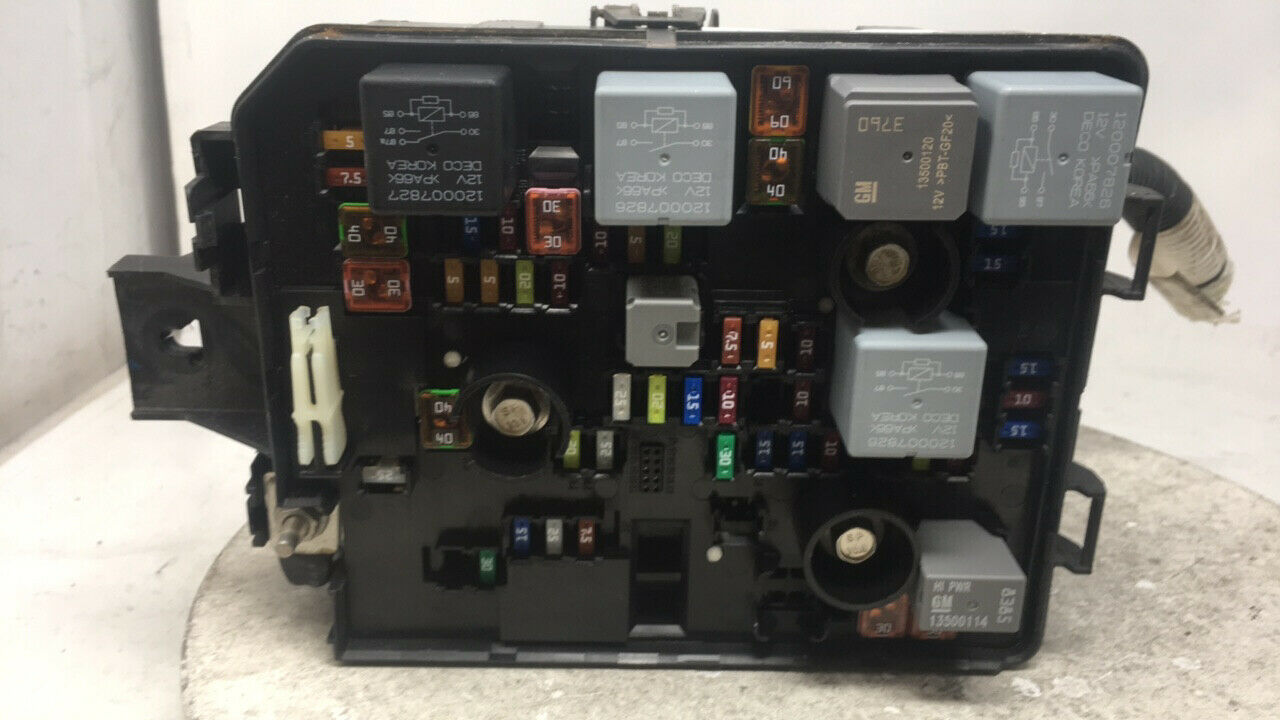 20172017 Chevrolet Trax Fusebox Fuse Box Relay Module 42397194 25119