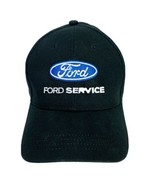 Ford Service Hat Cap Blue Oval Embroidered Black Adjustable  - $11.85