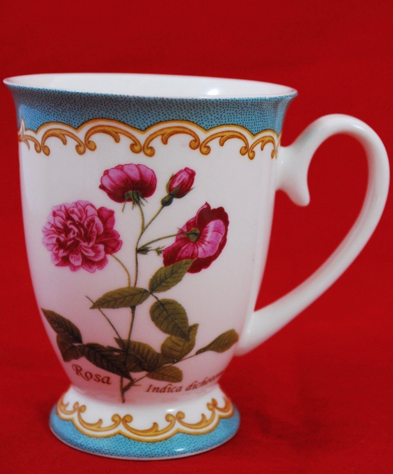 Kent Pottery Footed Coffee Mug Roses and 12 similar items