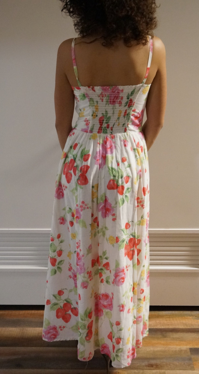 vintage laura ashley floral dress
