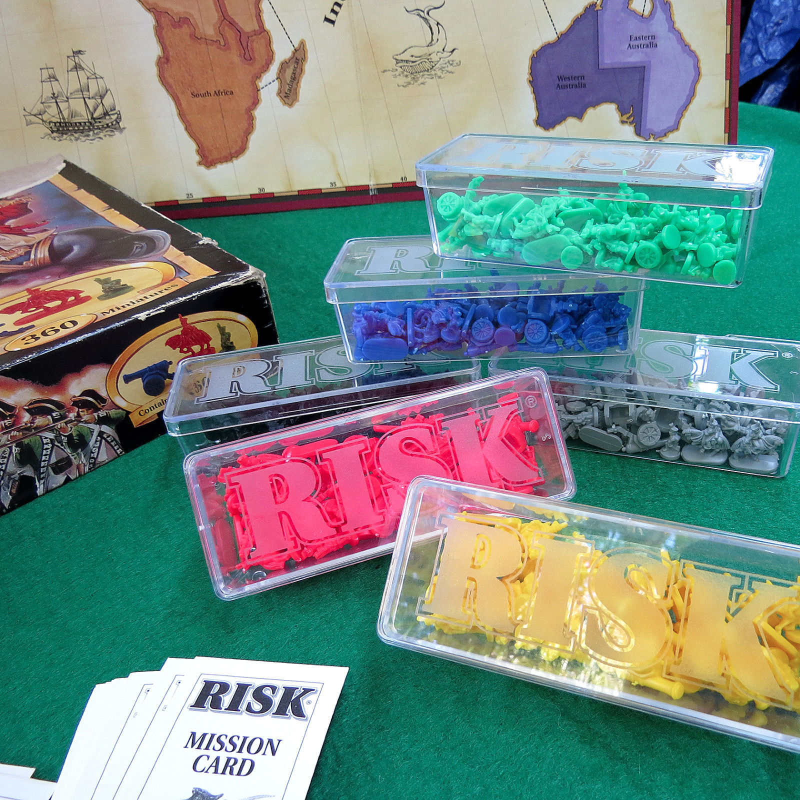 Risk Board Game Game of World Conquest 1993 Parker Brothers All 360