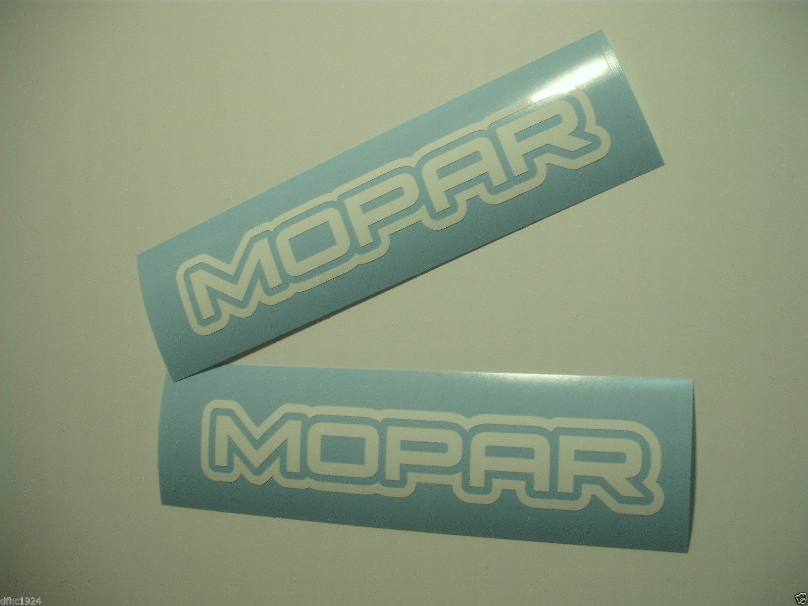 Mopar Dodge Performance Outlined Logo Vinyl Sticker Decal! (2) 6" Gloss White ! Other Decals
