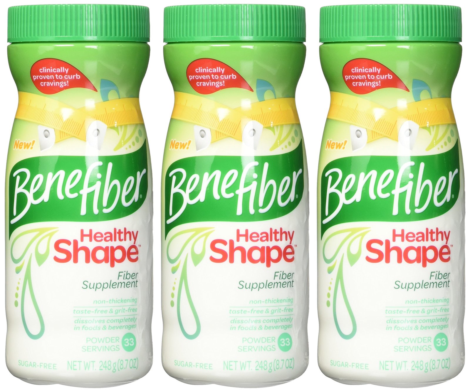 Benefiber Healthy Shape Taste-Free Fiber Supplement Powder 8.7 Ounces ...