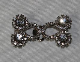 1 5/8" Rhinestone Crystal Studded Sew-On Clasp (M211.47) - $19.95
