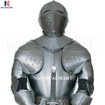 NauticalMart Medieval Full Suit Of Armor Traditional Knight Costume Halloween Su