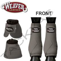 Weaver Prodigy Horse Front Neoprene Athletic Sports Bell Boots Gray U--S15 - $92.60