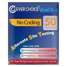 Clever Choice Auto-Code Voice+ Test Strips 50ct.