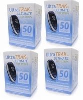 Ultra TRAK Ultimate Test Strips 200 Ct. Bundle (4 boxes of 50Ct test Strips =...