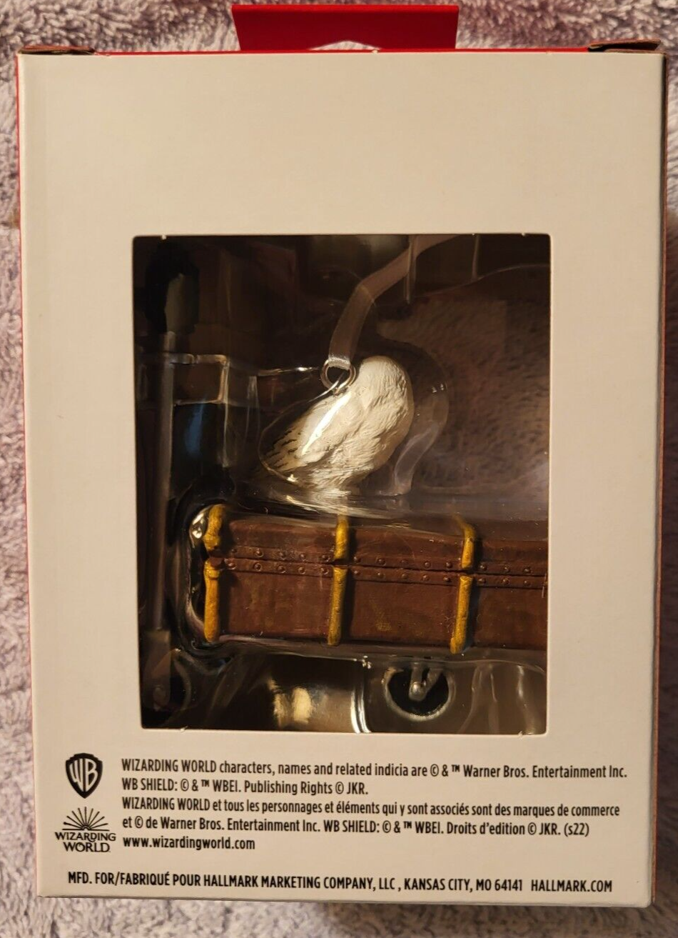 Hallmark 2022 Harry Potter Luggage Trolley Ornament WalMart Exclusive