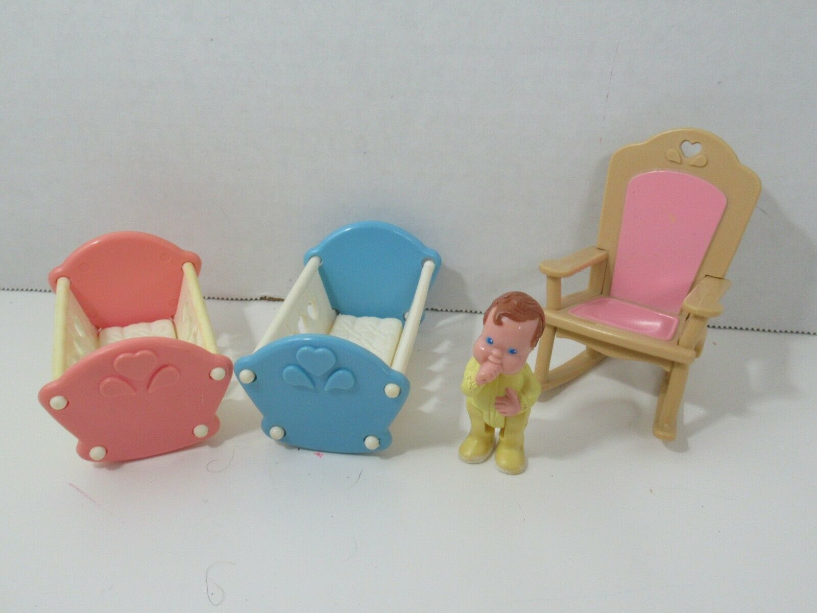Fisher Price Loving Family Dollhouse Brown Kitchen Island Tall Chair Seat