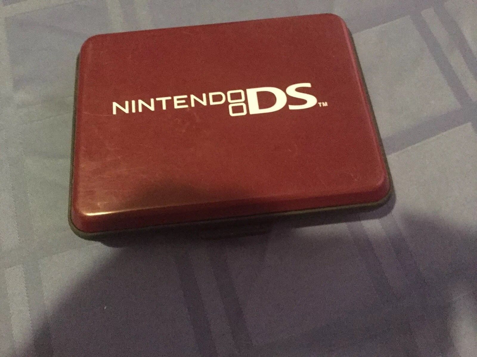 Nintendo DS case storage 6 game cartridge 2 stylus storage burgundy