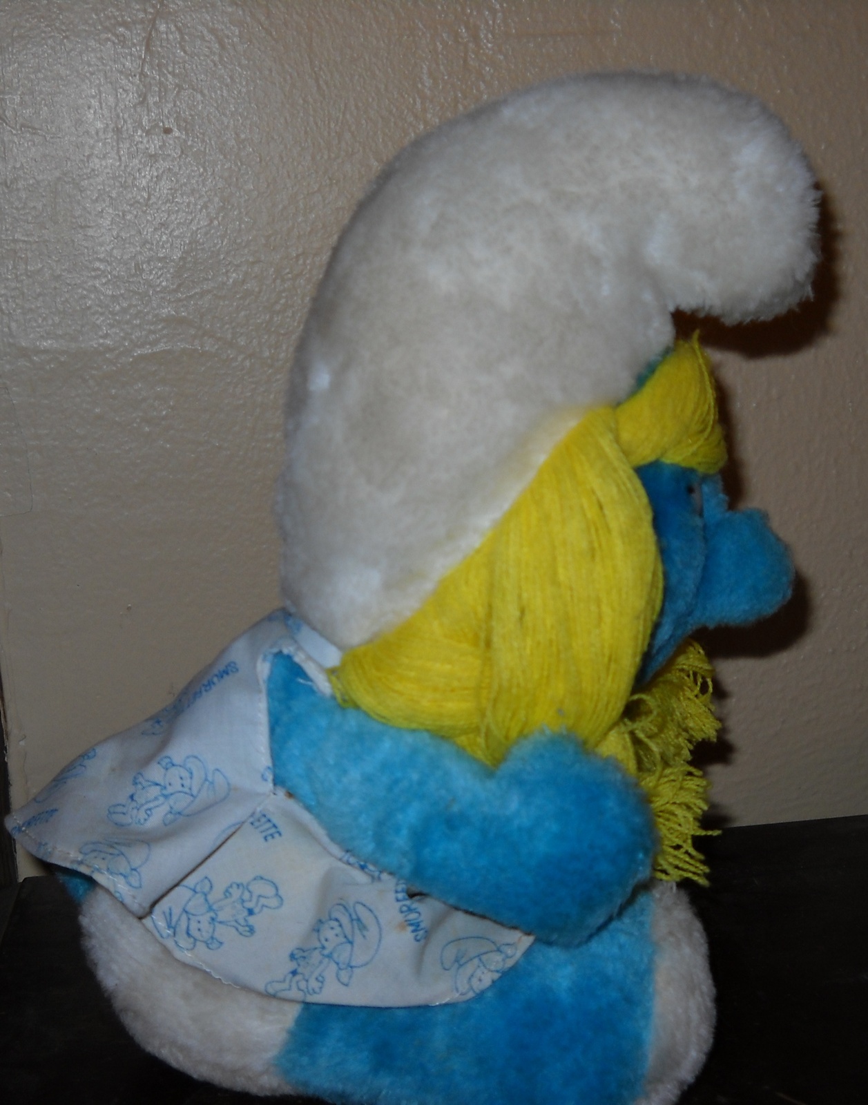 vintage smurf stuffed animal