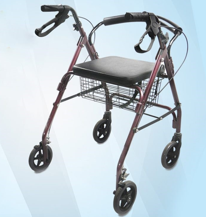 wooden shopping cart walker