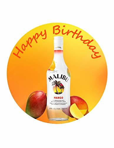 Primary image for (THIS IS NOT ALCOHOL) Malibu Bday Designed By TNCT Pre-Cut Edible Image Cake Top