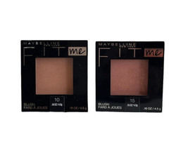 2- Maybelline New York Fit Me Blush ~ 10 Buff/15 Nude Sealed - $7.99