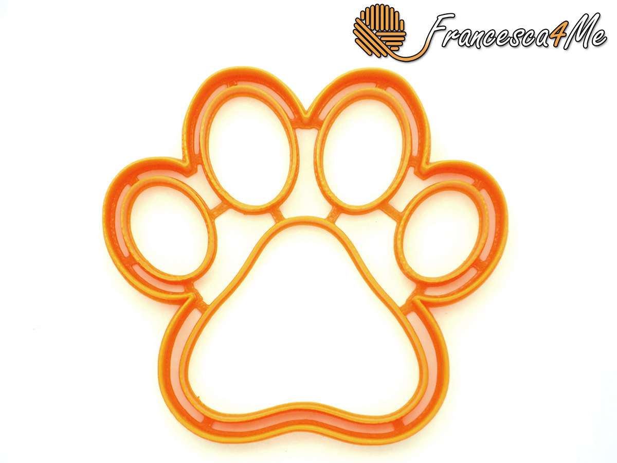 3" Paw Print Cookie Cutter Cookie Cutters