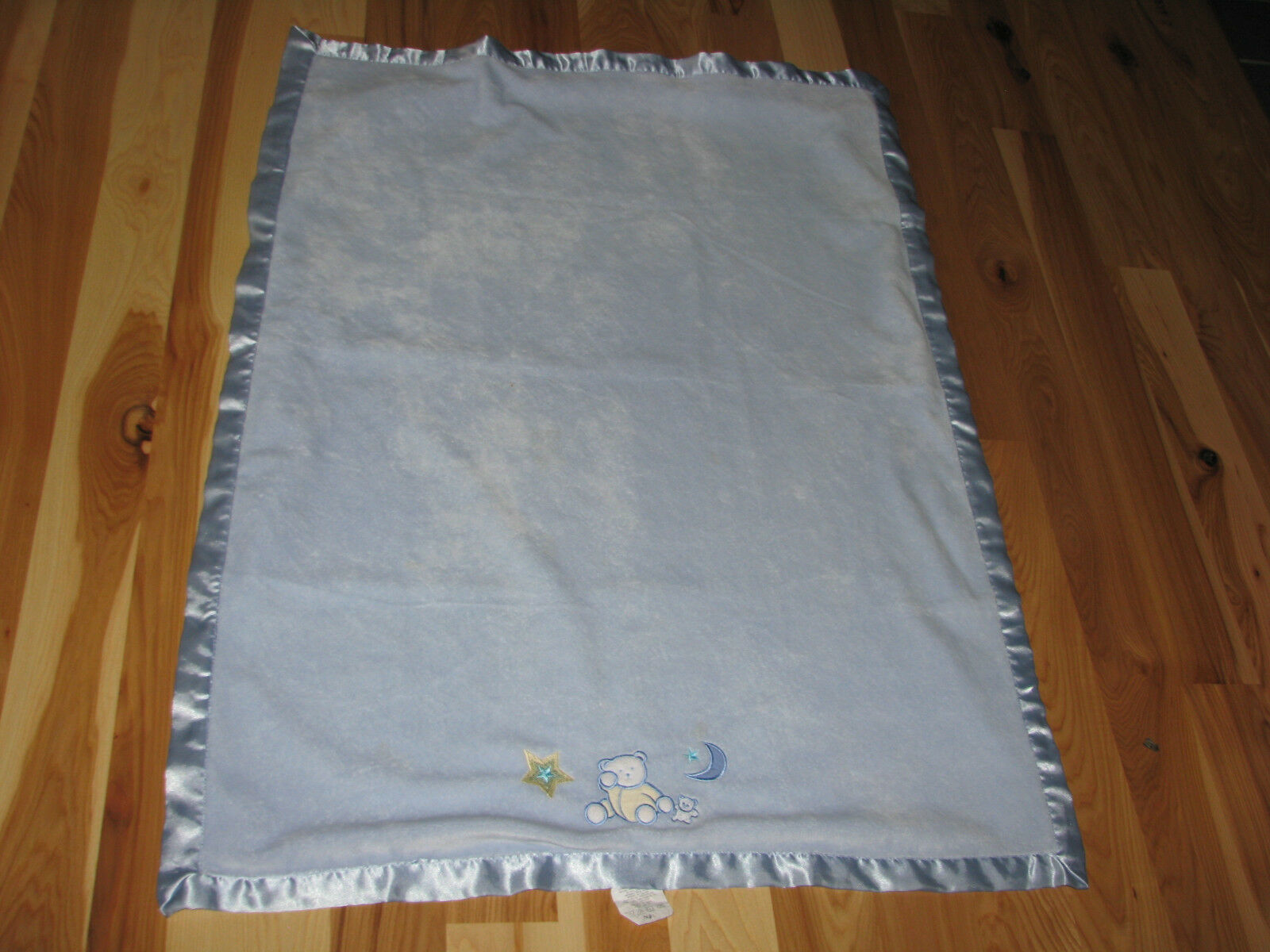 Little Bedding By NoJo Chevron Velboa Blanket in Teal Blue Gray /& Yellow