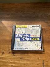 Microsoft Streets &amp; Trips 2001 PC CD ROM - $10.88