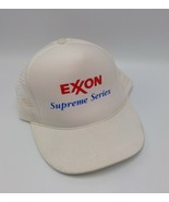 Exxon Mesh Trucker Hat Cap Snapback Supreme Series Traffic White - $14.00