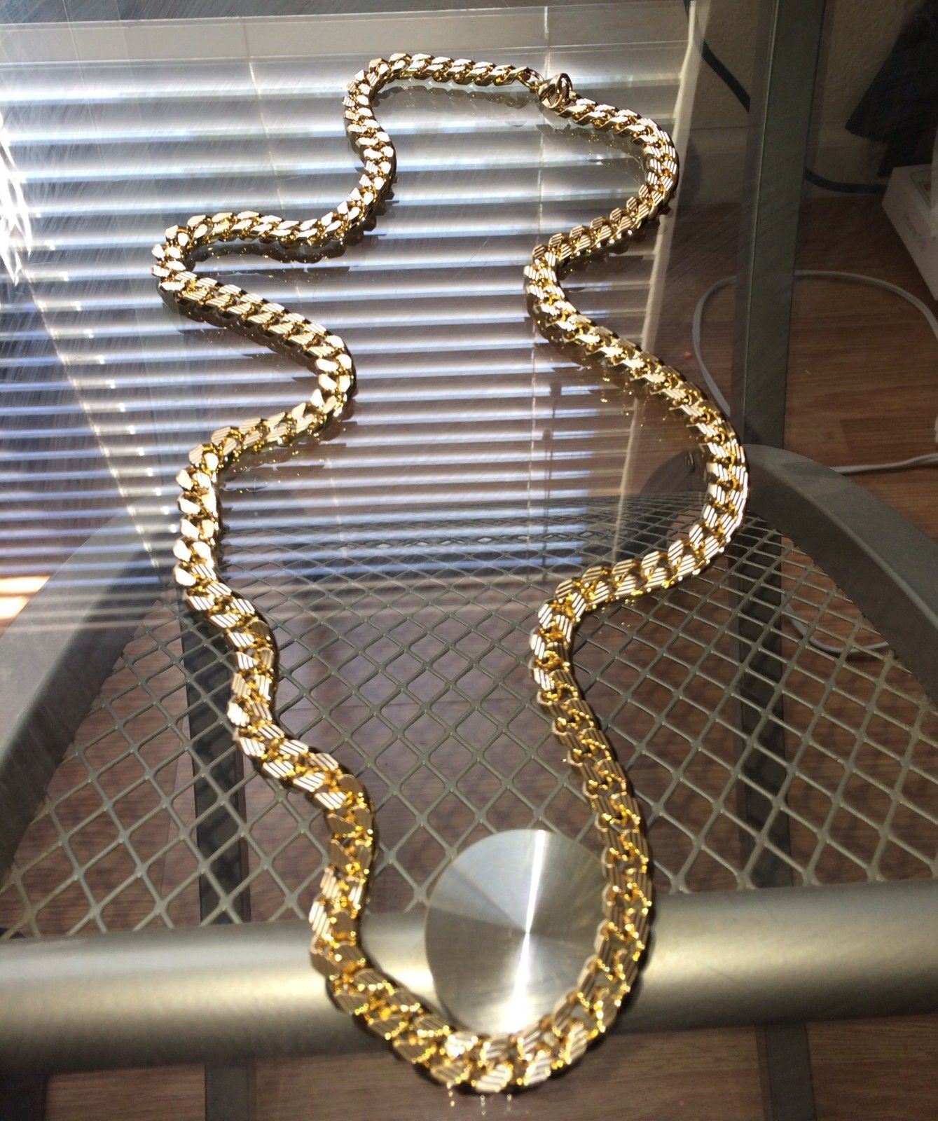 MENS GOLD FILLED ULTRA PREMIUM PLATING THICK MIAMI CUBAN LINK NECKLACE
