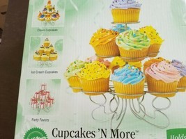 Cupcakes N More Dessert Stand ~ 13 Cupcakes ~ Metal Tiered Stand - $20.00