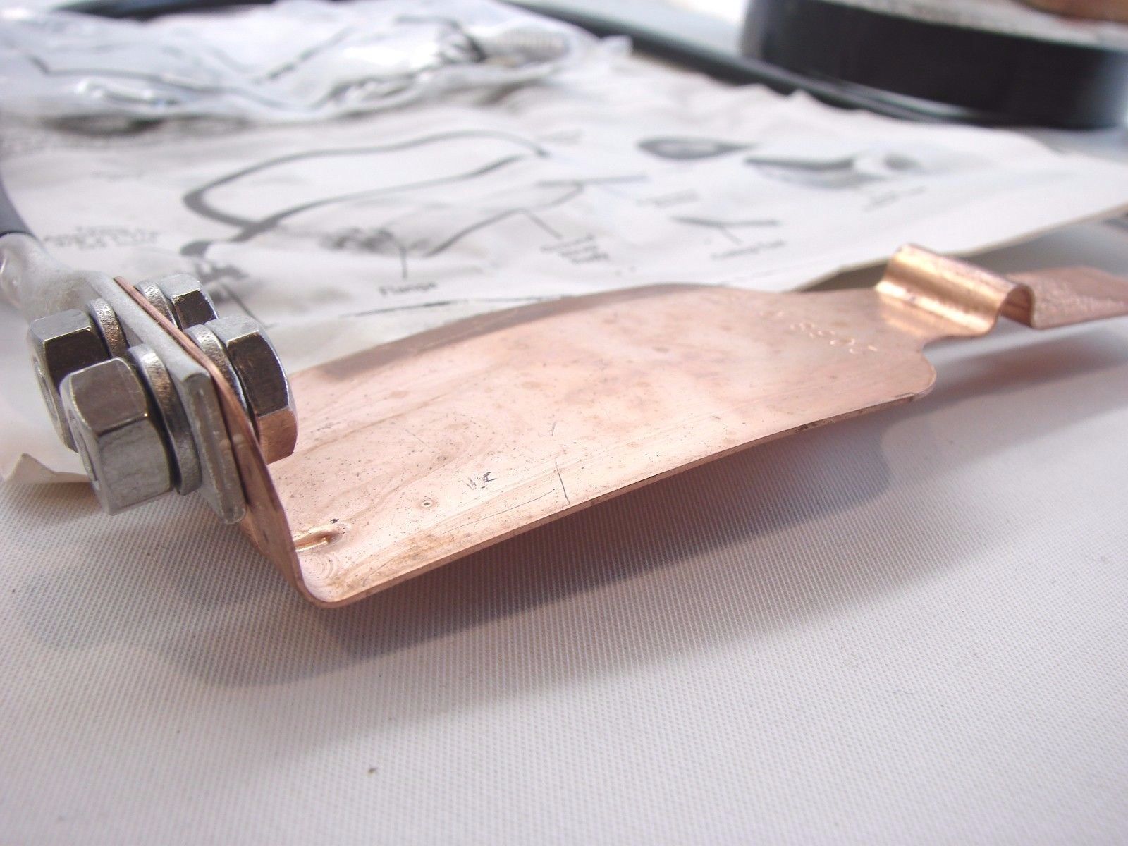 Andrew 2049093 Heliax Elliptical Waveguide/Coax Cable Grounding Kit 1