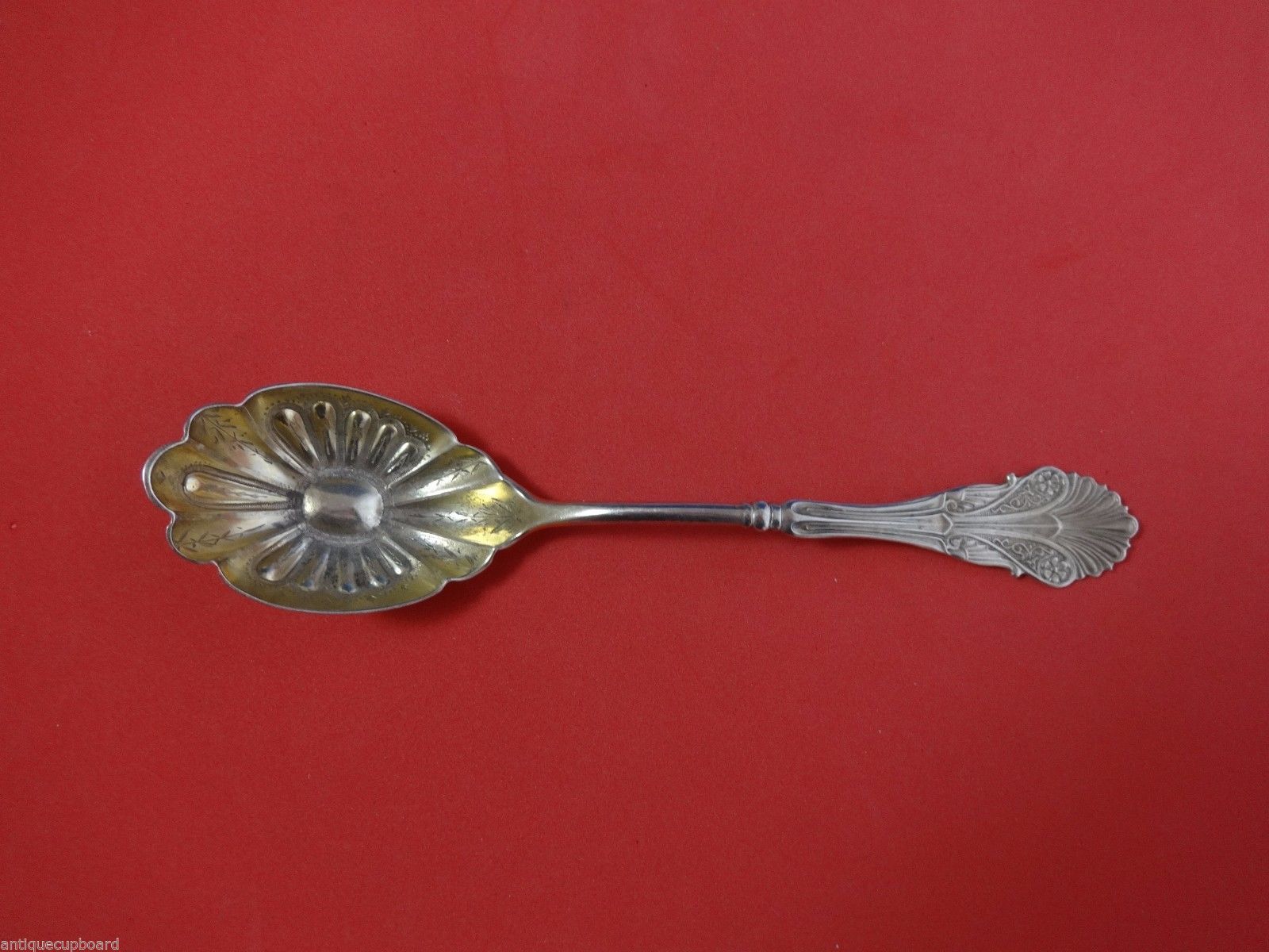 Corinthian by John Polhamus / Shiebler Sterling Silver Preserve Spoon ...