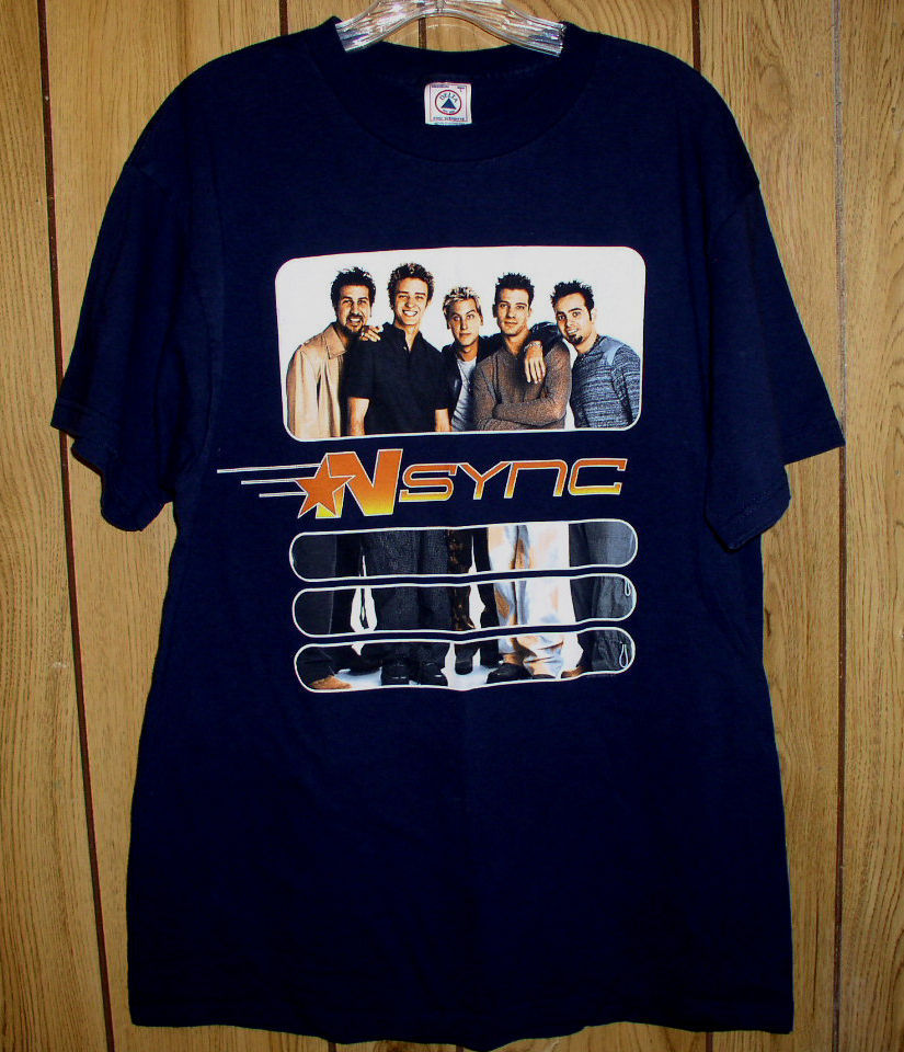 nsync tour t shirt