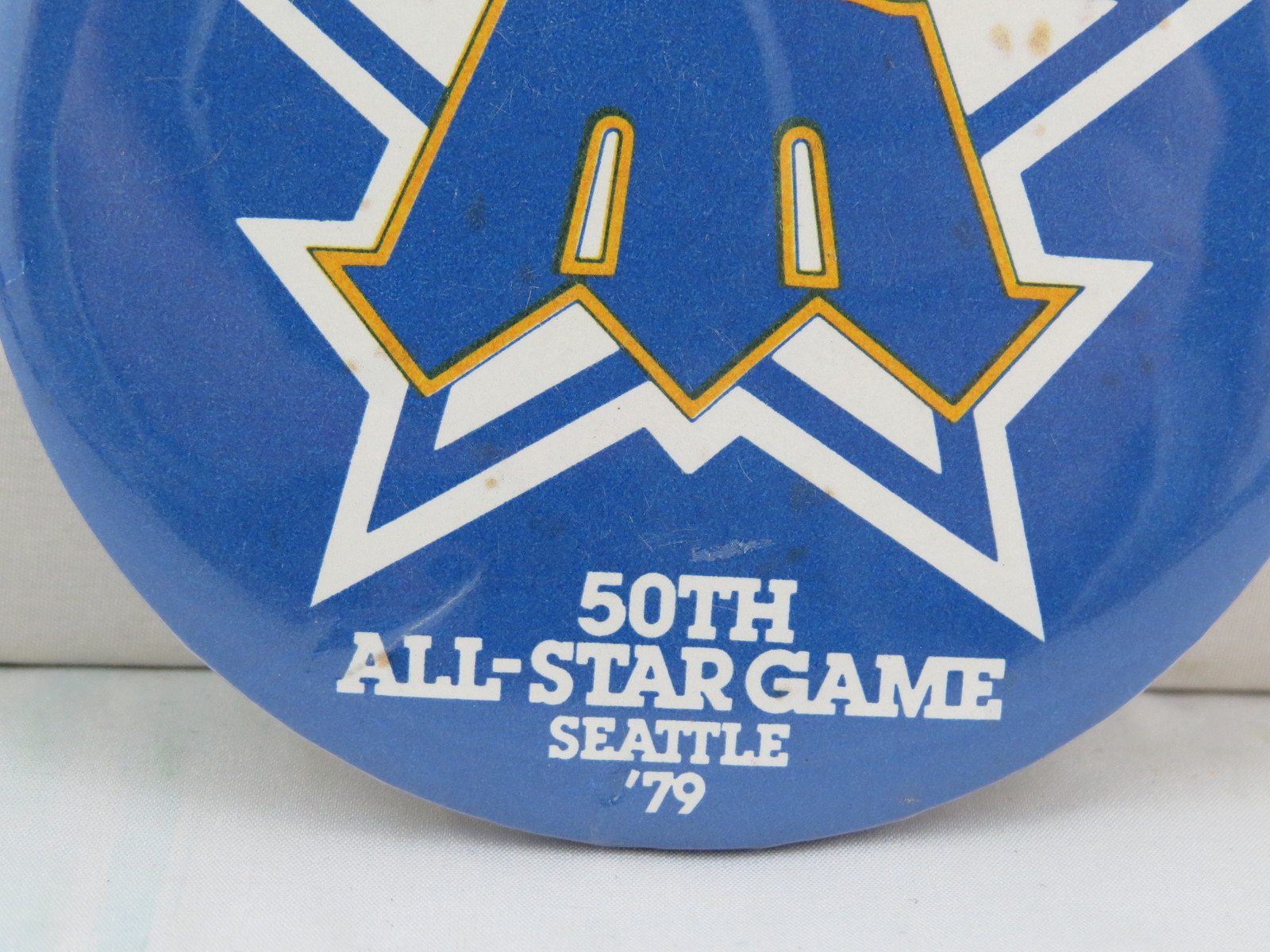 1979 MLB AllStar Game Pin Featuring Old Seattle Mariners Logo From